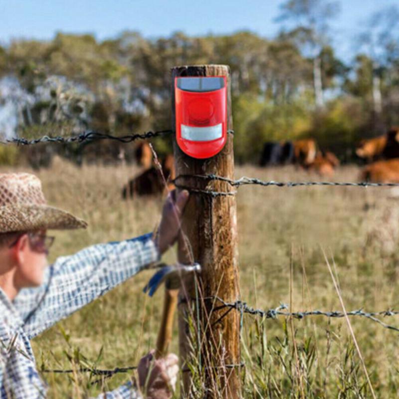 Đèn Báo Động Không Dây Cảm Biến Chuyển Động IP65 Sử Dụng Năng Lượng Mặt Trời