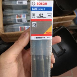 Bộ 10 mũi khoan phi 8x160mm Bosch