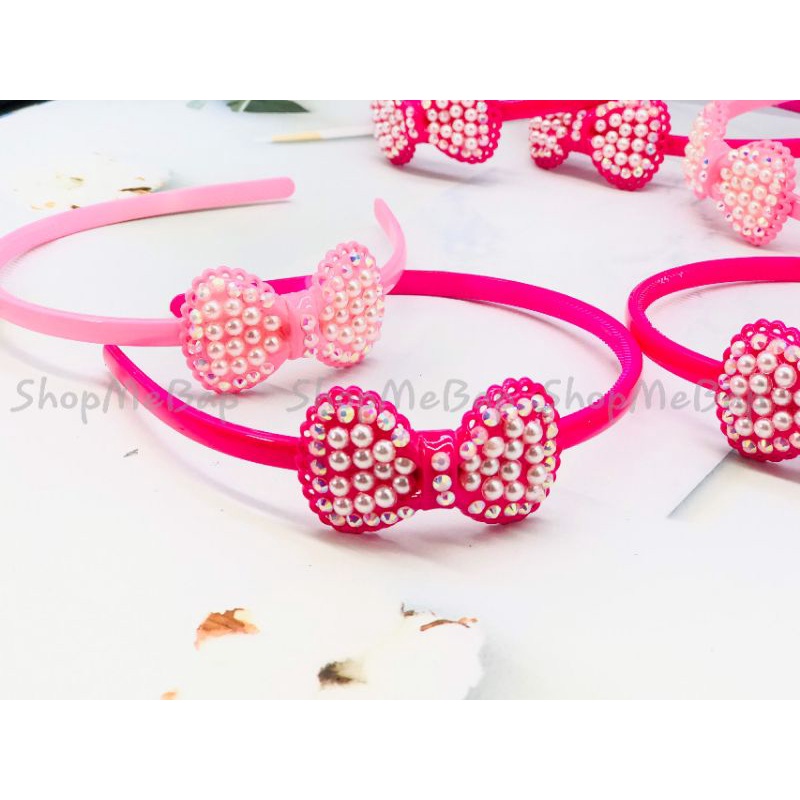 Bờm tóc nơ siêu yêu cho bé gái