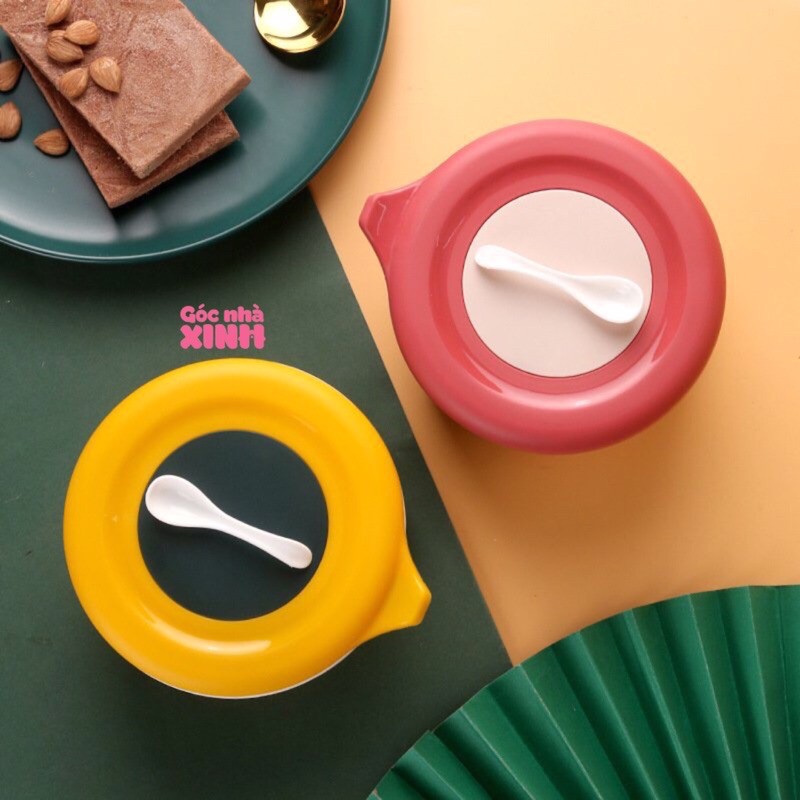 Hộp Đựng Gia Vị 4 Ngăn Tiện Lợi (loại tròn) | BigBuy360 - bigbuy360.vn