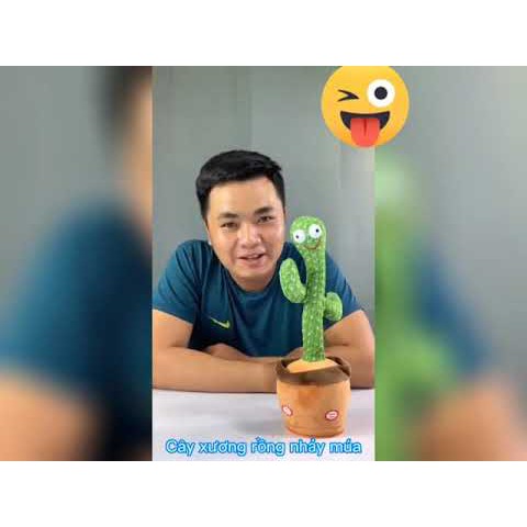 Cây Xương Rồng Nhồi Bông Có Nhạc Biết Nhảy Biết Múa Nhại Tiếng [hót]