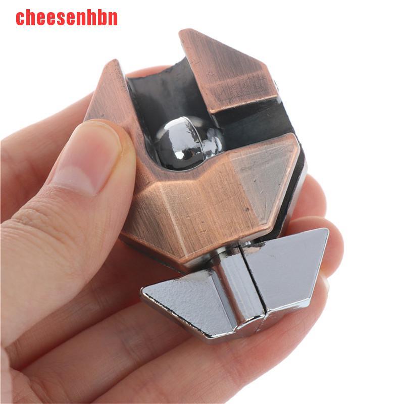 [cheesenhbn]Turtle Alloy Shell Lock Puzzle Classic Metal Brain Teaser IQ Test Toy