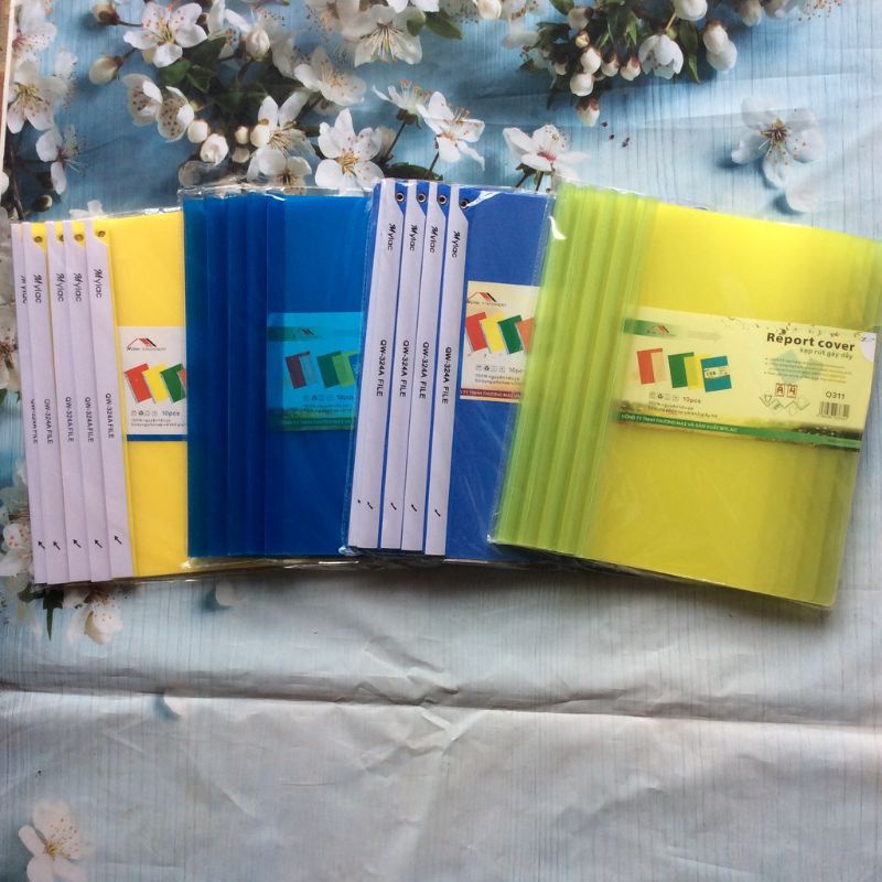 Nẹp giấy xoay a4(sét 10 chiếc )