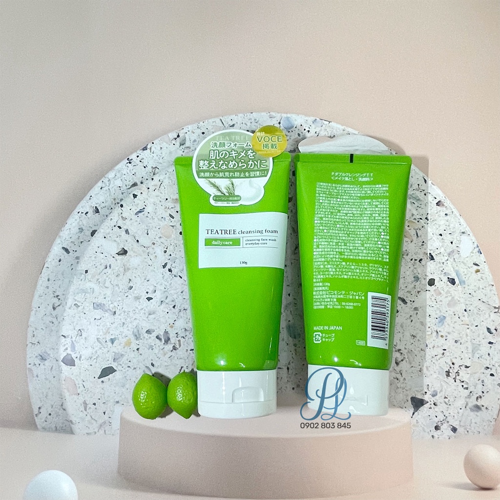 Sữa Rửa Mặt Hàng Ngày Chiết Xuất Tràm Trà Tea Tree Cleansing Foam 130g