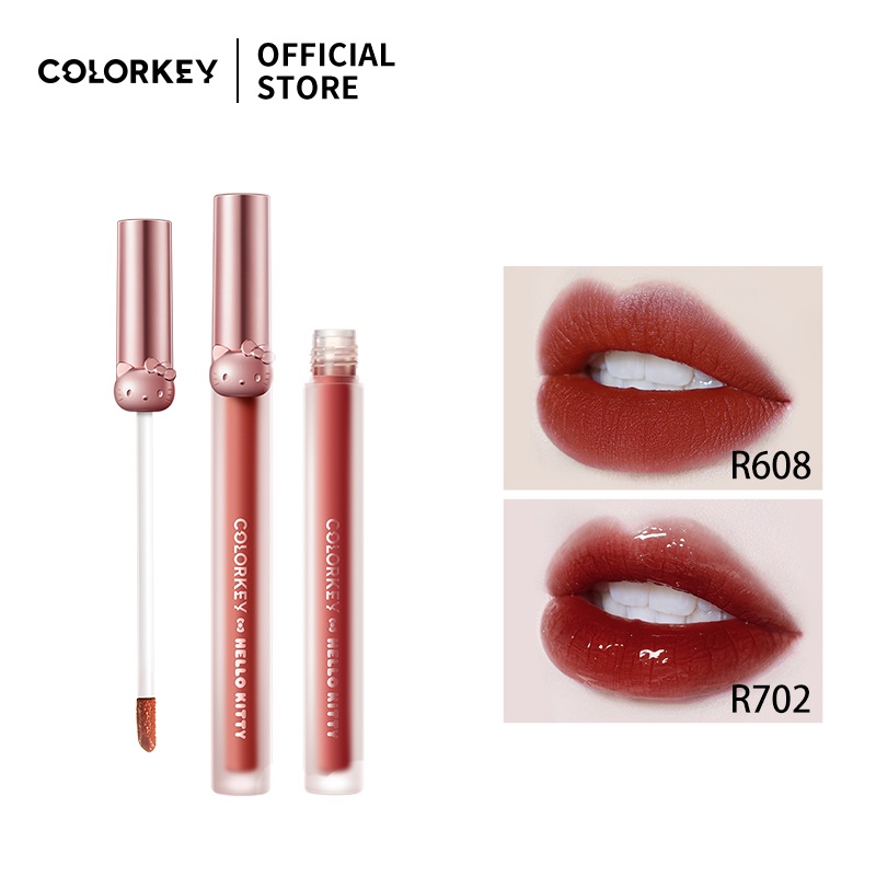 Son bóng Hello Kitty Son môi Colorkey lên màu chuẩn đẹp 1.7g