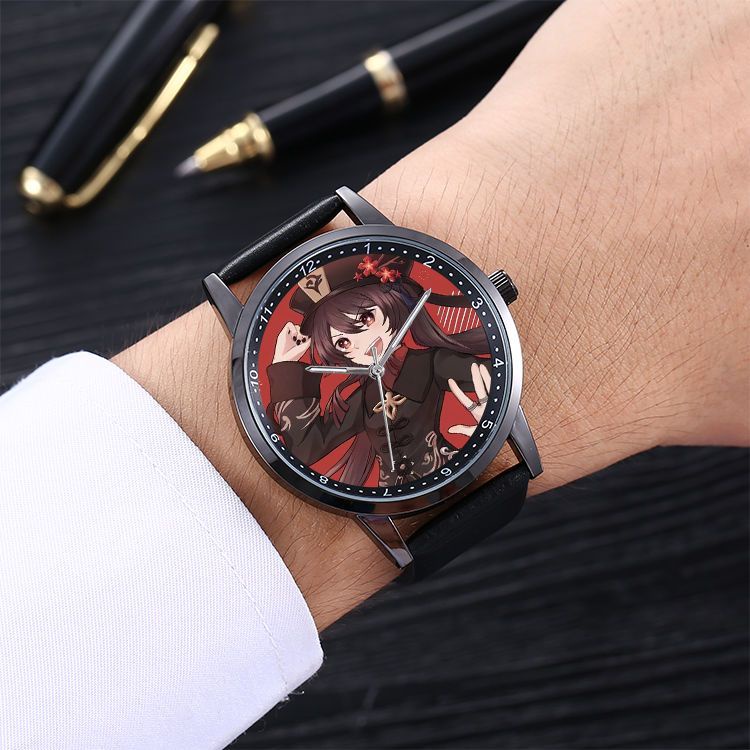 Genshin impact xem Klee Keqing ZhongLi Hutao Áo sơ mi họa tiết tùy chỉnh KYTT