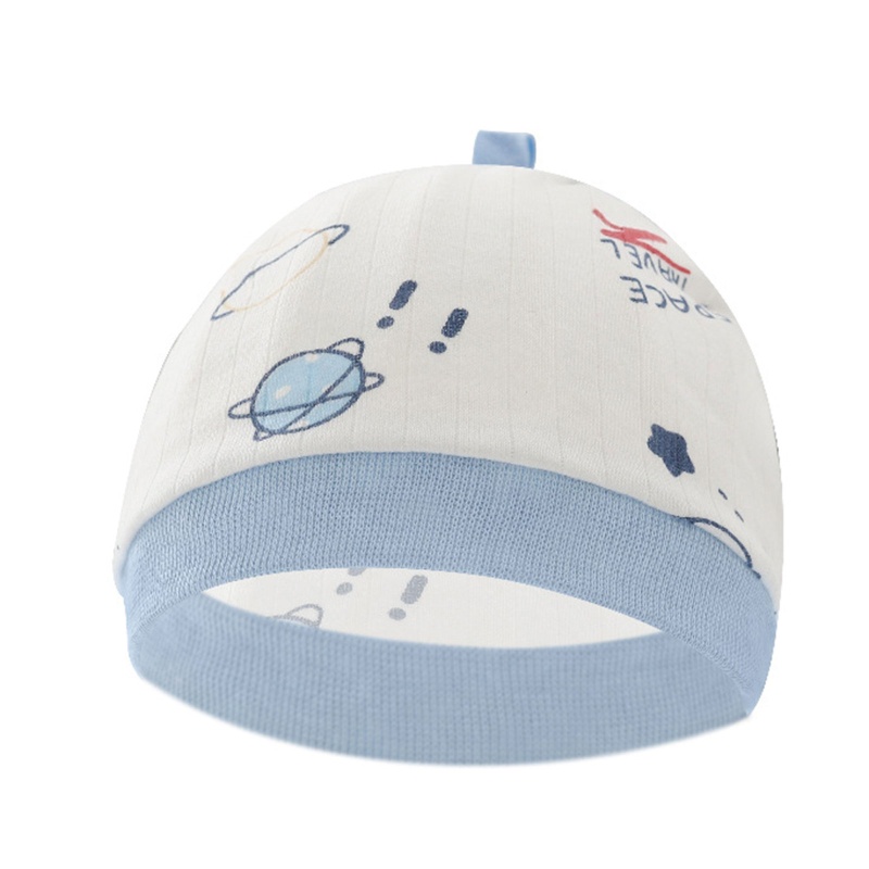 Mũ Beanie Cotton Mềm Mại In Họa Tiết Màu Sắc Phát Quang Dành Cho Trẻ Sơ Sinh