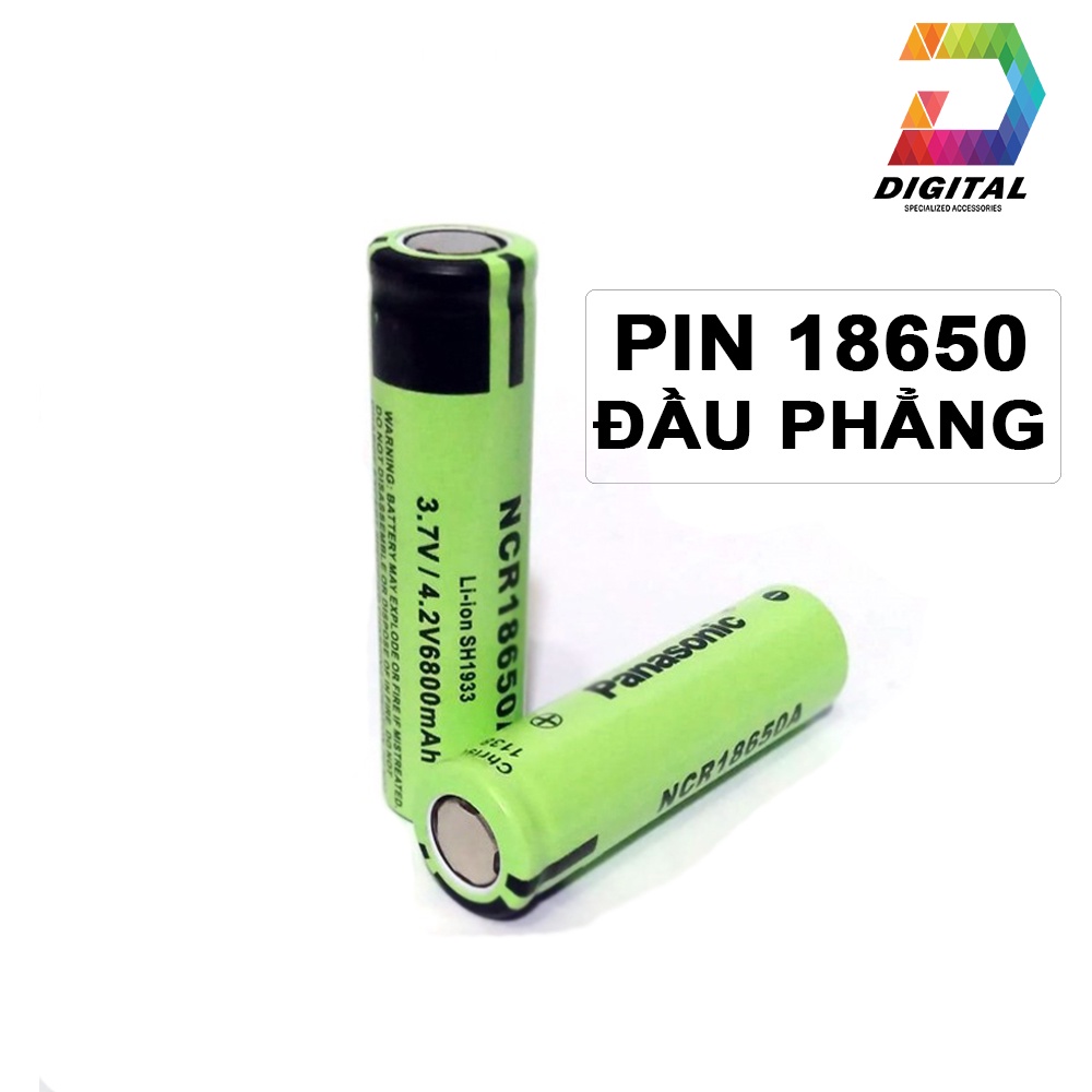 Pin 18650 Lithium-ion 6800MAH 4.2V Đầu Phẳng NCR18650A