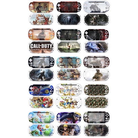 Tấm dán skin Psvita2000 dán Skin PSVITA2000 dán trang trí psvita 2000 nhiều mẫu