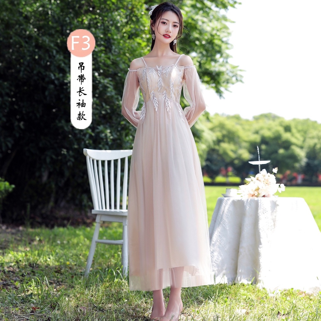 Đầm phù dâu ôm dáng thiết kế mới nhiều kiểu tùy chọn thời trang