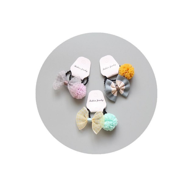 SET 2 CÁI CỘT TÓC CHO BÉ GÁI CAO CẤP