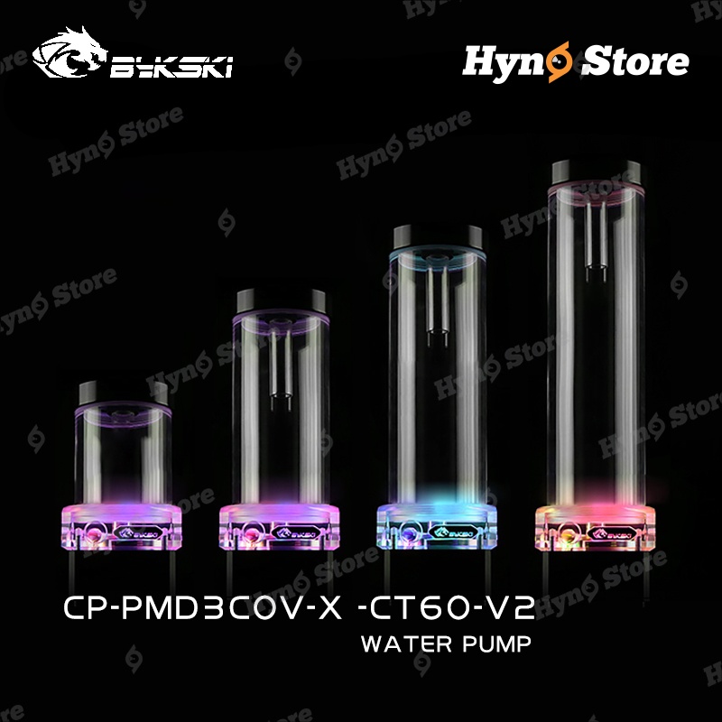 Bơm Bykski DDC COV 15w Kèm tank OD60 độ dài các loại Tản nhiệt nước custom Hyno Store