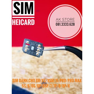 Sim Ghép Thần Thánh Heicard Cho iHPhone Lock Fix Full Như Quốc Tế Từ  iPhone SE Đến 12 PRO MAX