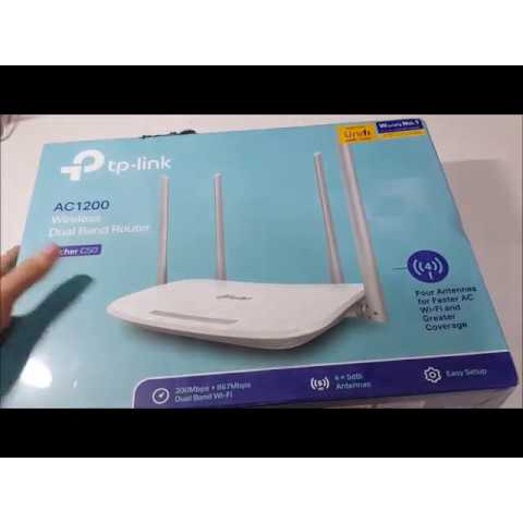 Archer C50 - Router Wi-Fi Băng Tần Kép AC1200, phát 2 sóng wifi song song 2.4G & 5G, Khỏe hơn, xa hơn, nhiều máy dùng