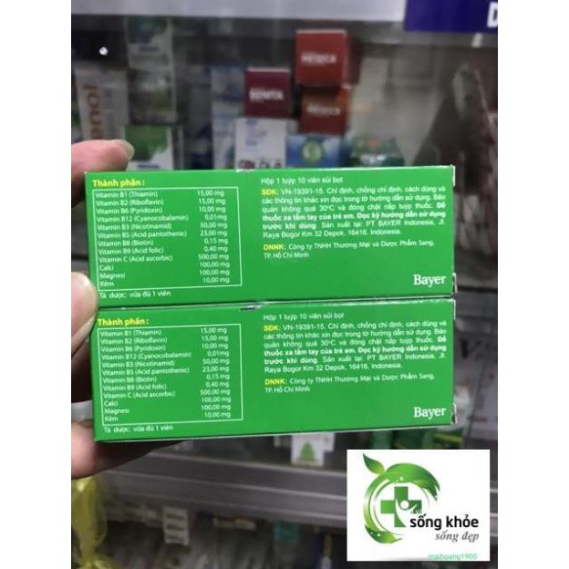 Beroca- Viên sủi Giảm căng thẳng, hết mệt mỏi