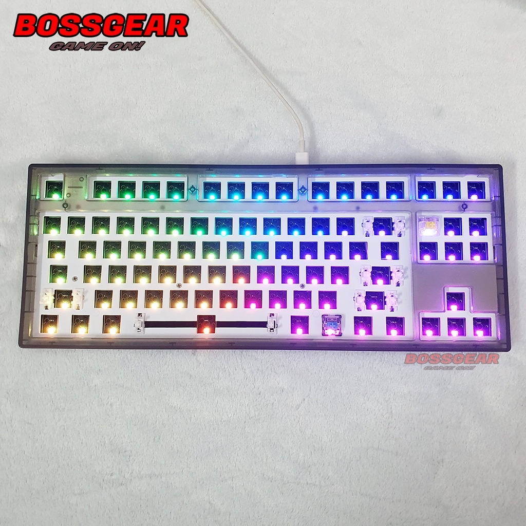 KIT Custom bàn phím cơ FL MK870 LED RGB Chính hãng Mạch xuôi hotswap 5 pin