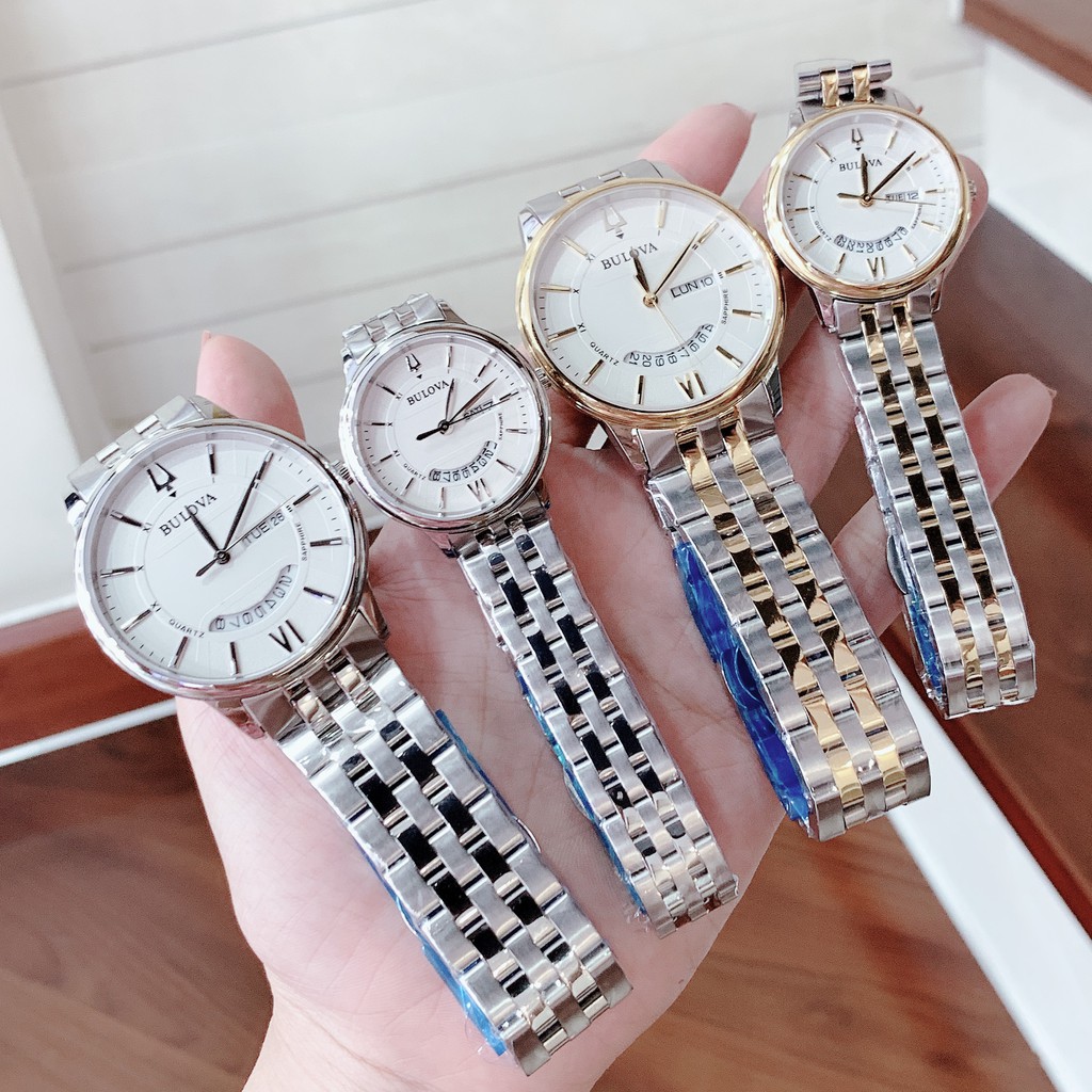 ĐỒNG HỒ NAM NỮ BULOVA , DÂY THÉP , SIZE 28/40MM (KINGWATCH)