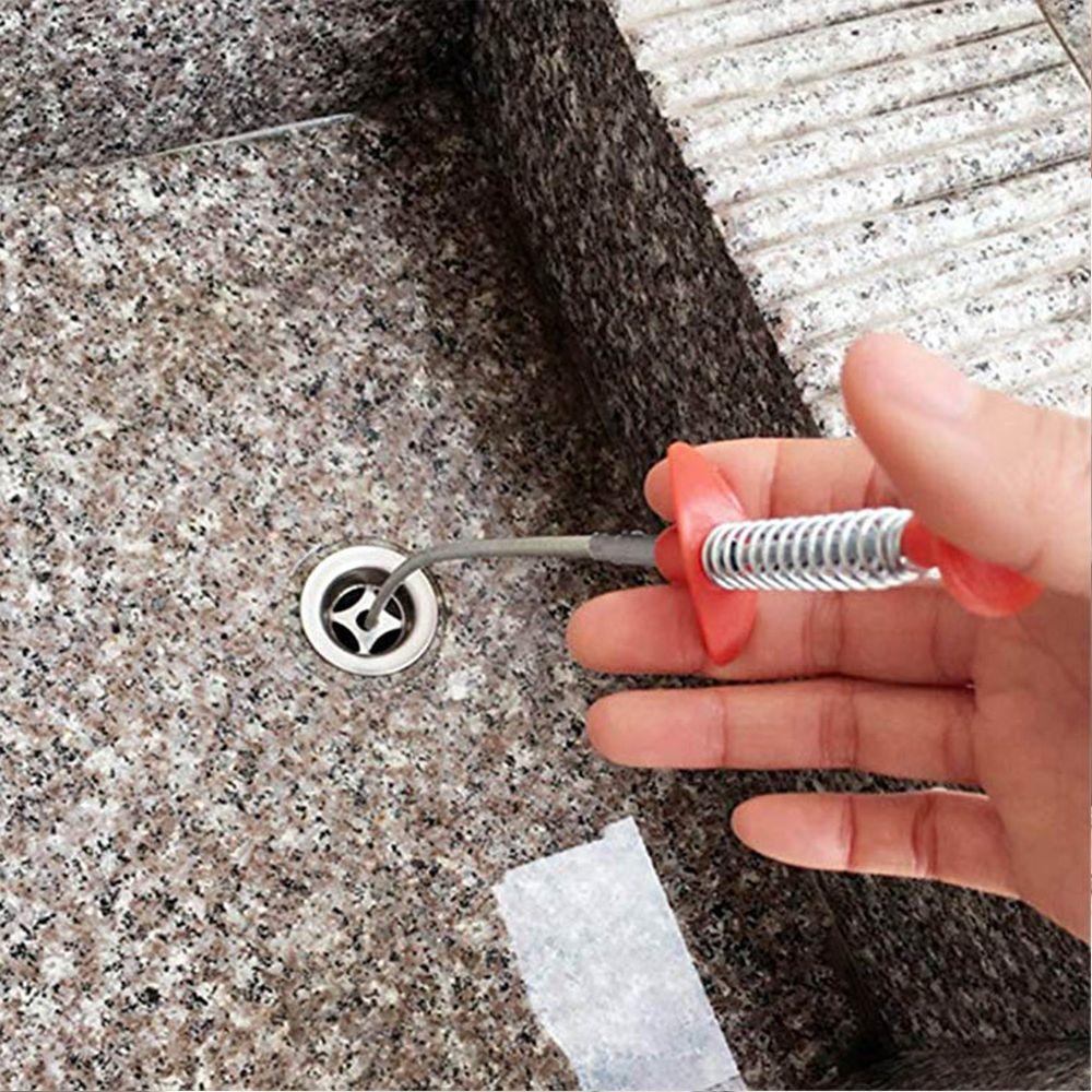 Dụng Cụ Làm Sạch Cống Thoát Nước Bồn Rửa Chén Bằng Dây Kim Loại DAPHS