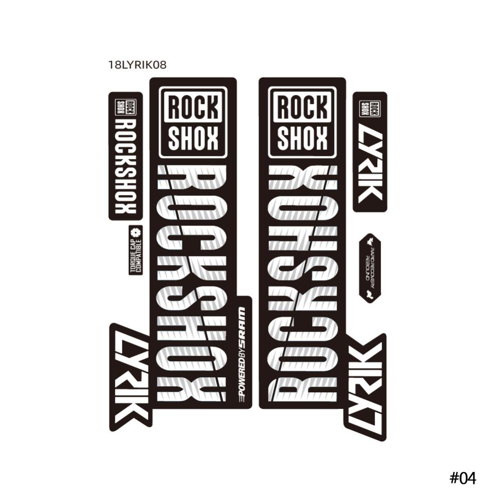 Đề Can Trang Trí Bảo Vệ Phuộc Trước Xe Đạp Leo Núi DIY H1M1 Nhiều Màu Sắc