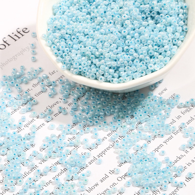 Set 1000 Hạt Pha Lê 3mm 500 Cái 2mm Làm Trang Sức Thủ Công DIY