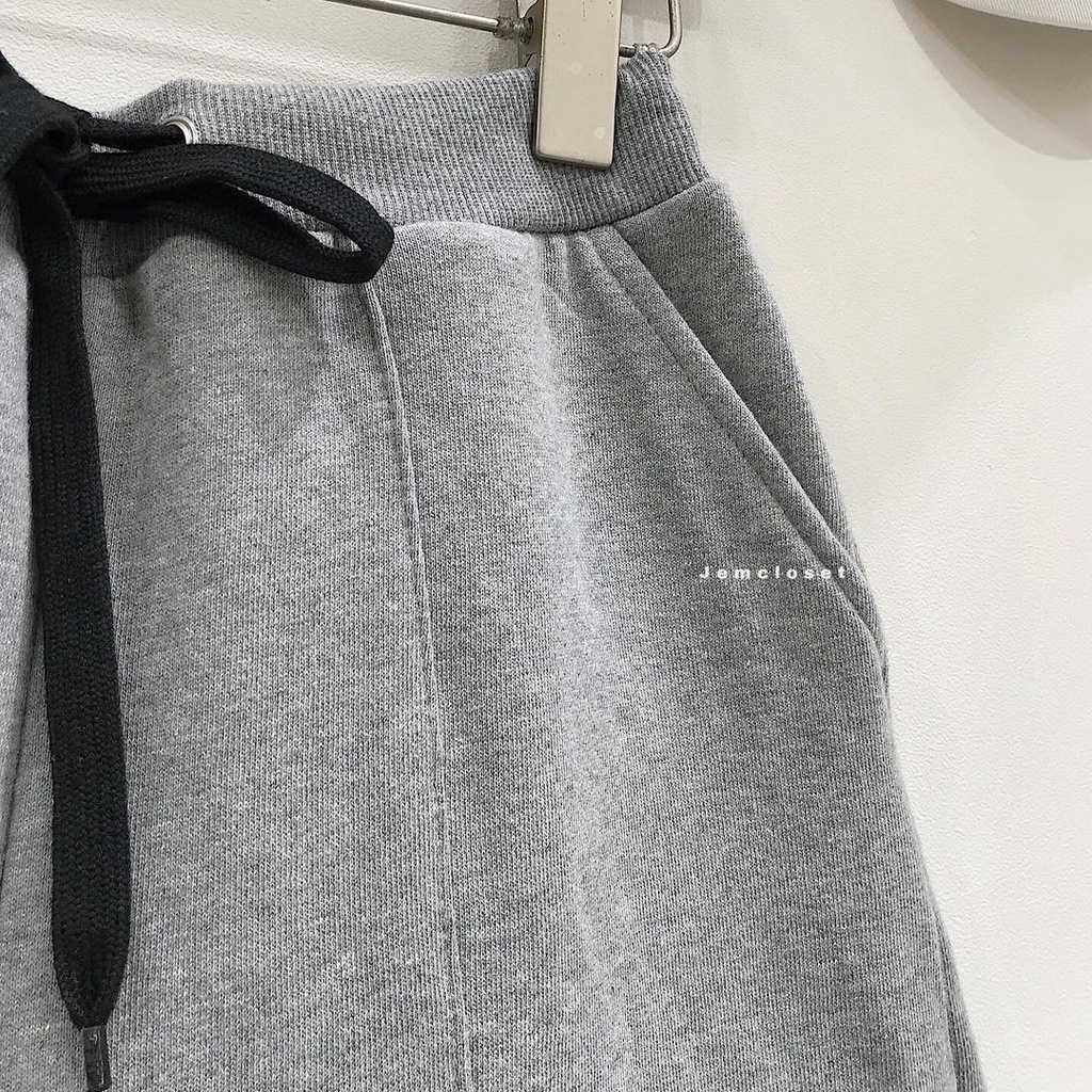 Quần short nữ JEMCLOSET vải lửng chất liệu da cá xẻ lai cá tính mặc đi chơi - 2388
