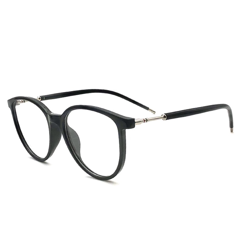 Mắt Kính Chống Ánh Sáng Xanh LUSEEN AG8809 Gọng Kính TR Tròn Chất Liệu Nhựa Dẻo Phụ Kiện Thời Trang Nữ AG8809