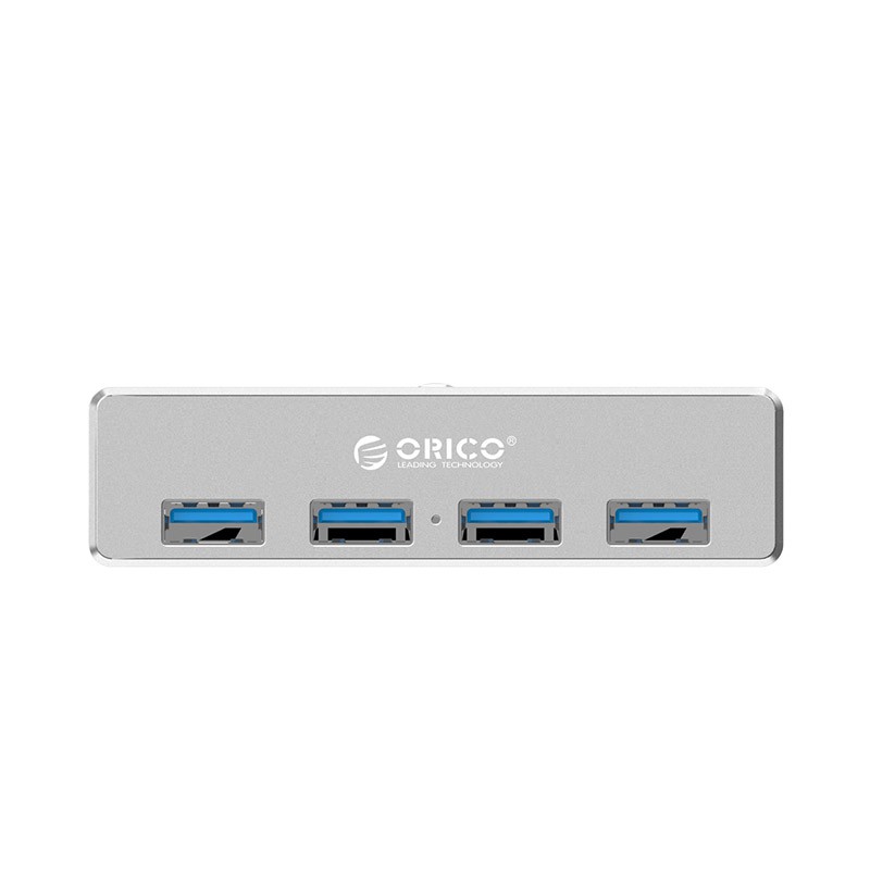 Bộ chia hub 4 cổng USB 3.0 dạng kẹp vỏ nhôm Orico MH4PU -dc3451