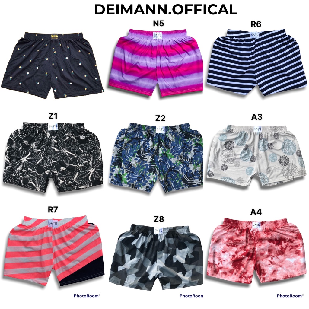 Quần đùi nam mặc nhà, Quần đùi Deimann, Quần ngủ nam nữ chất cotton co giãn thoải mái