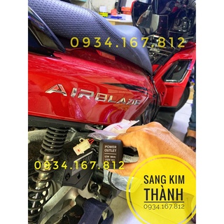 Cổng sạc 12v honda mode cho xe air blade 110/125 full giắc