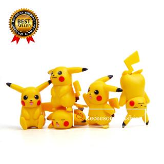 Bộ 5 mô hình Pikachu trưng bày tiện dụng