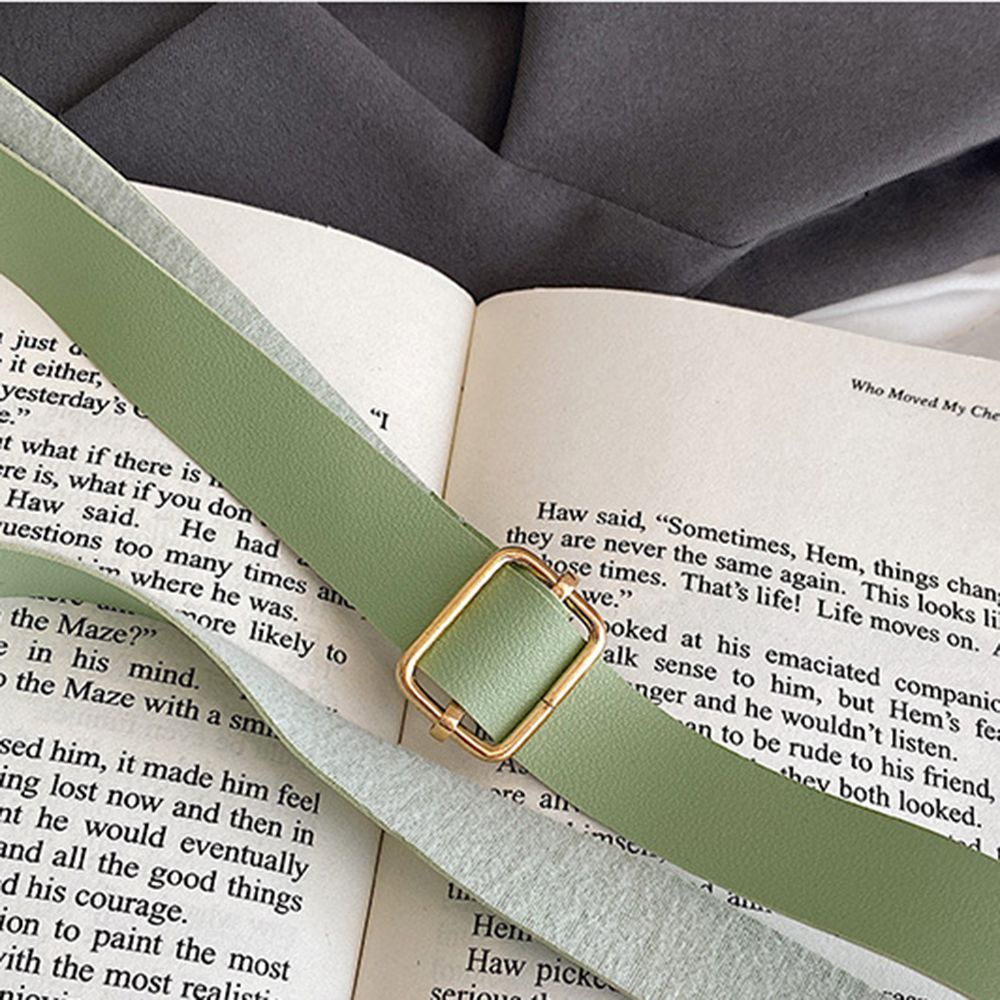 Túi đeo chéo ngực/hông bằng da PU màu trơn chống nước thời trang