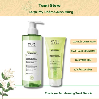 Sữa rửa mặt SVR Sebiaclear Gel Moussant, sữa rửa mặt cho da dầu mụn