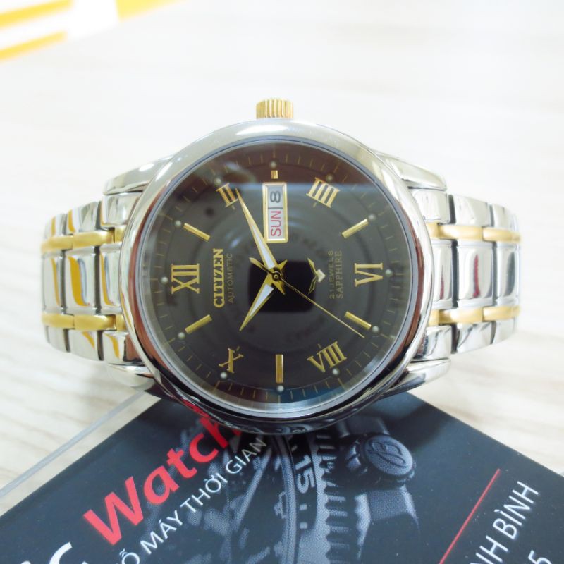 ĐỒNG HỒ CƠ NAM CITIZEN NHẬT BÃI XỊN MÁY CƠ AUTOMATIC TỰ ĐỘNG NẠP CÓT