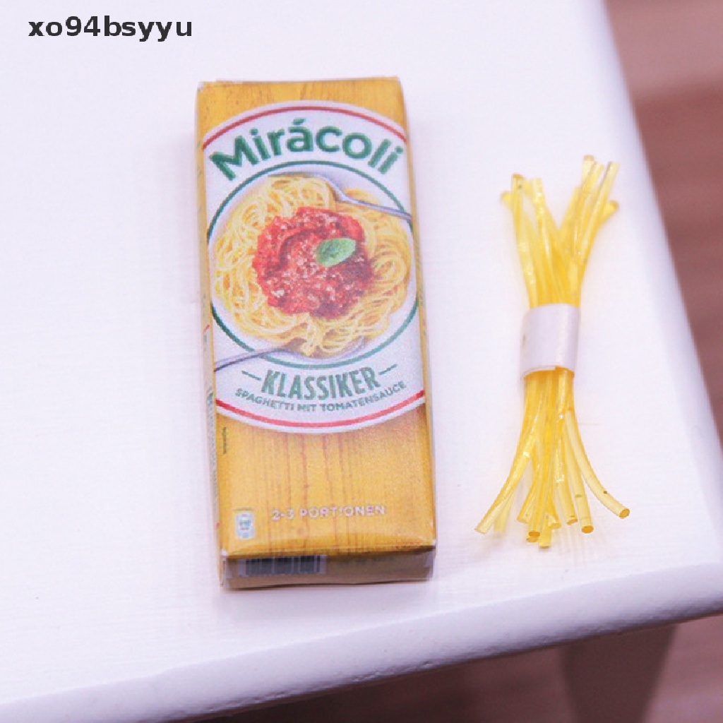 Hộp Mì Spaghetti xo94bsyyu 1: 12 Trang Trí Nhà Búp Bê