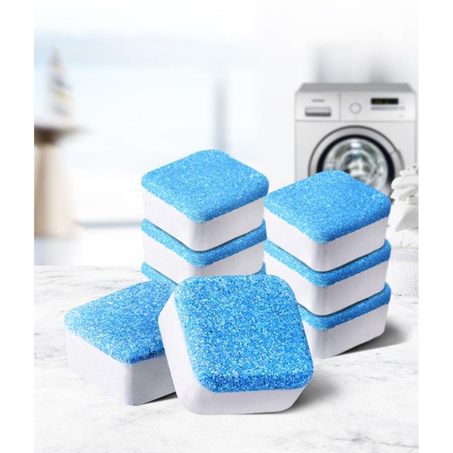 Viên tẩy vệ sinh lồng máy giặt La'Home, sủi sạch vi khuẩn, tẩy sạch cặn bẩn lồng giặt