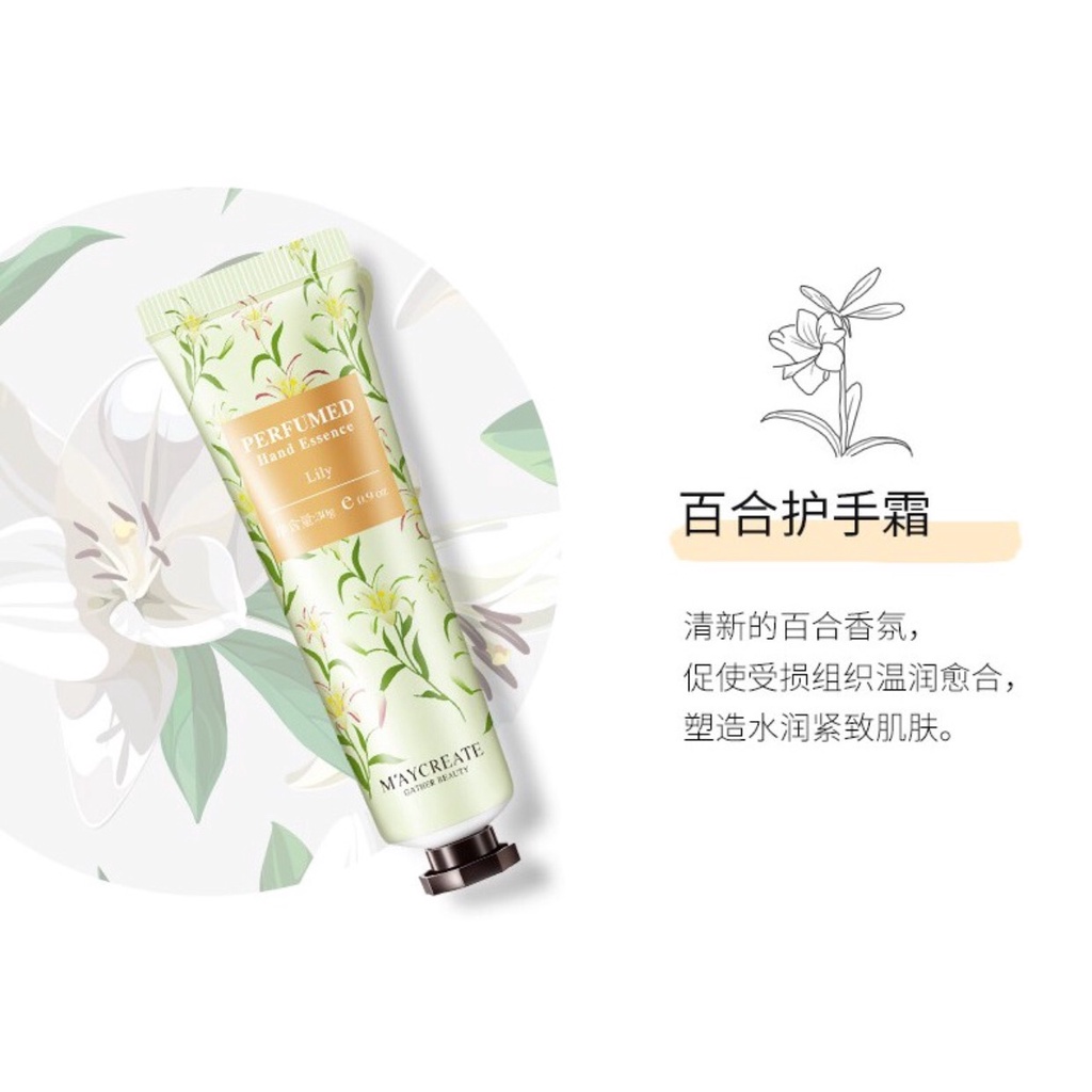 Kem dưỡng da tay giảm khô nẻ, bong tróc da khi thời tiết hanh khô, giúp da mềm mại, mùi hương nhẹ