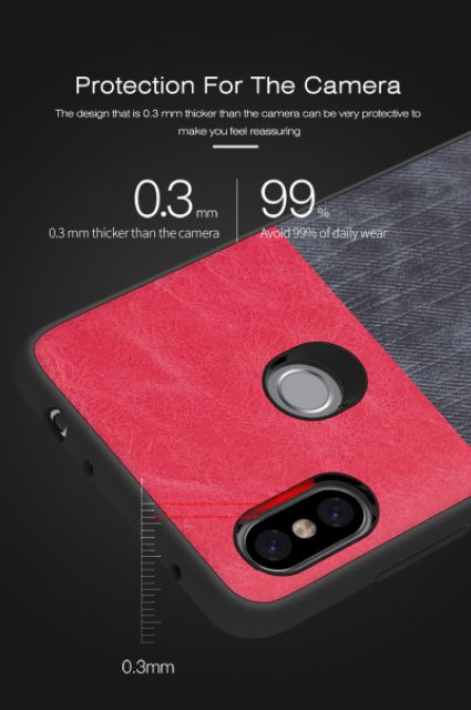 Ốp lưng Redmi Note 6 Pro FREESHIP Từ 50k vân da Bò thời trang cao cấp