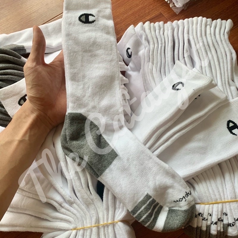 Tất Champion lót lông cổ cao siêu êm chân hàng VNXK dư