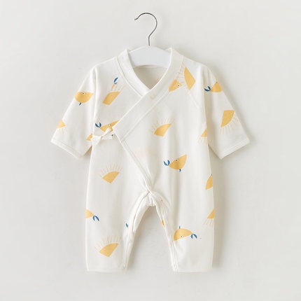 [Freeship] Romper chéo vạt buộc dây rút, cổ yukata 100% cotton, vải mềm mịn mát, thấm hút rất tốt, hoạ tiết Nhật.