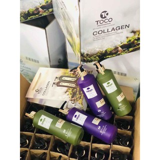 Toco Dầu Gội Xả Phục Hồi Kích Mọc Tóc Toco Collagen 785ML