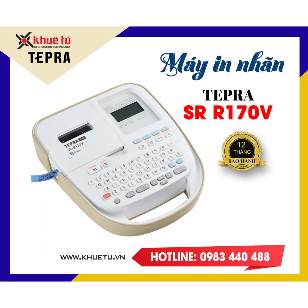Máy in nhãn Tepra PRO SR-R170V