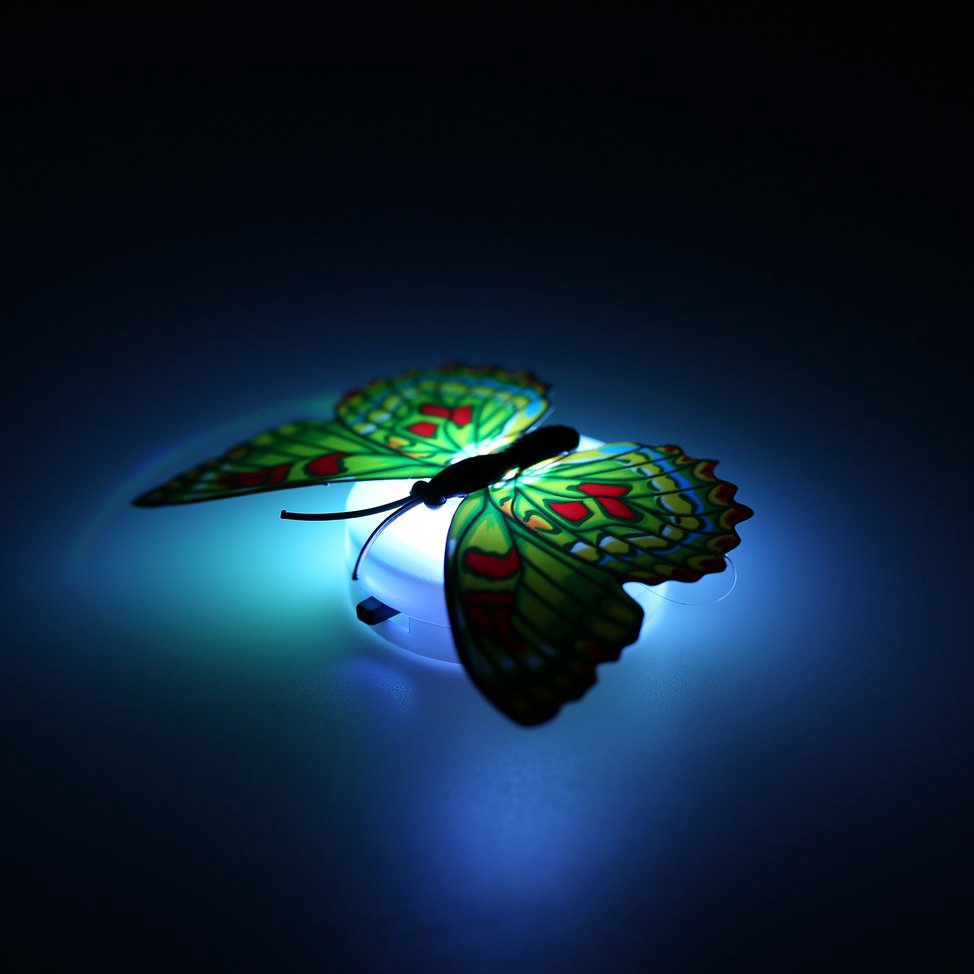 Đèn Led Hình Bươm Bướm Nhiều Màu Sắc
