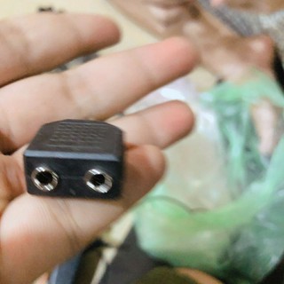 Jack chuyển 2 đầu 3.5mm