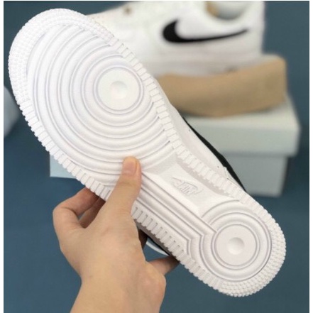 Giày AF1 Thể Thao Nam Nữ _Nike Trắng VệT Đen Air Force 1, White Back Dễ Phối Đồ Full Box Bill.2022