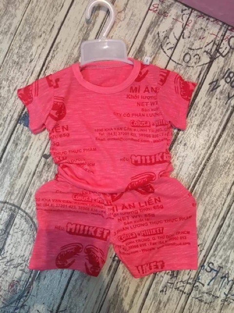 Bộ mì tôm chất cotton