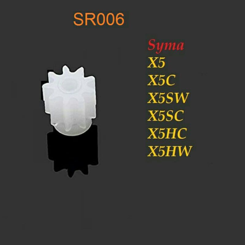 Động Cơ Syma X5 X5c X5c-1 X5sw X5hw M68 Gear Syma Pinion 9t 9 Răng Cho Drone