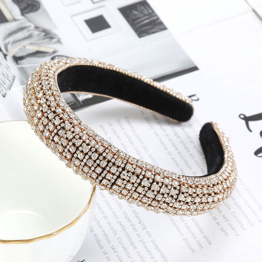 Cài tóc đính đá lấp lánh phong cách Hàn Quốc