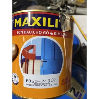 〽️ Sơn Maxilite màu trắng sứ dùng cho gỗ và sắt 800ml