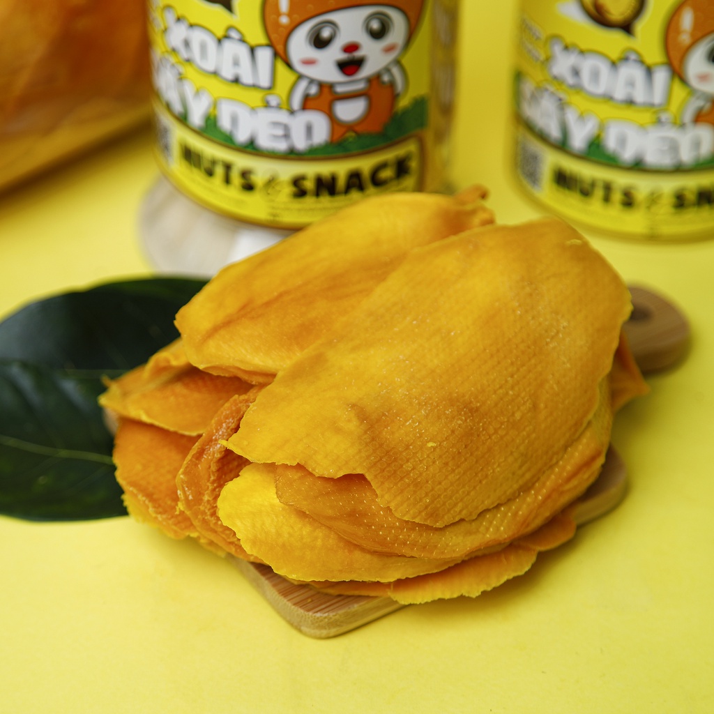 Xoài Sấy Dẻo Nguyên Miếng Hủ 300G - GÀ BEO FOOD