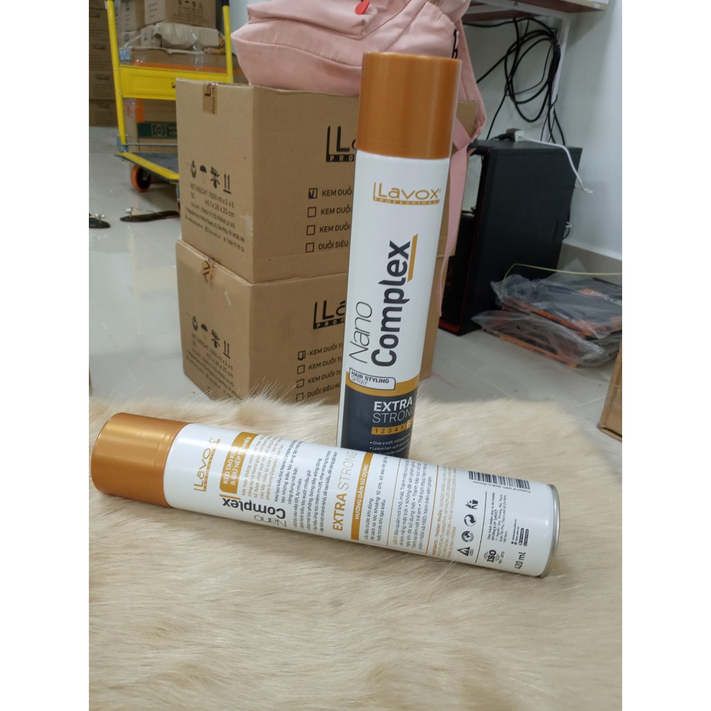 Keo tạo kiểu và giữ nếp tóc LAVOX 420ml  tạo kiểu tóc đẹp, định hình tóc trong nhiều giờ , tạo độ phồng mượt